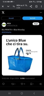 blue monday ikea